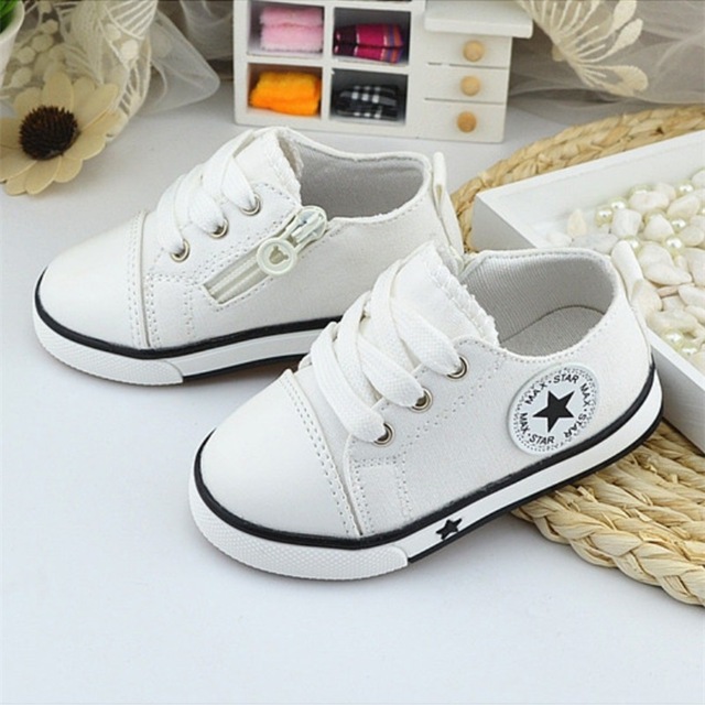 New Baby Shoes Breathable Canvas Shoes 1-3 Years Old Boys Shoes 4 Color  Comfortable