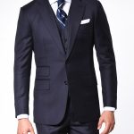 NAVY TWILL CLASSIC 2-BUTTON SUIT