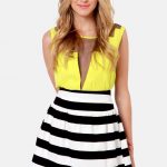Expand Your Horizon-tal Striped Black and White Skirt