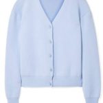 The Row Nesta Merino Wool And Cashmere-blend Cardigan - Blue