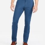 Express View · slim performance stretch easy care cotton dress pant