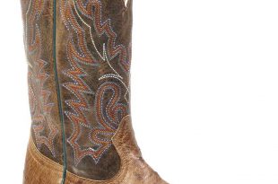 Boulet Full Quill Ostrich Cowboy Boots - Wide Square Toe, Wood, hi-res