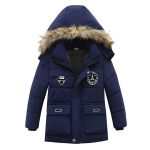 Baby Boys Jackets 2018 Autumn Winter Jacket For Boys Coat And Jacket Kids  Fur Hooded Warm Cotton Outerwear Coat Children Clothes Childrens  Lightweight