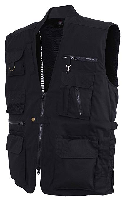 Plainclothes Concealed Carry Vest-Black-XX-Large