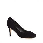 The Collection - Black high stiletto heel court shoes
