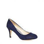 The Collection - Navy high stiletto heel court shoes