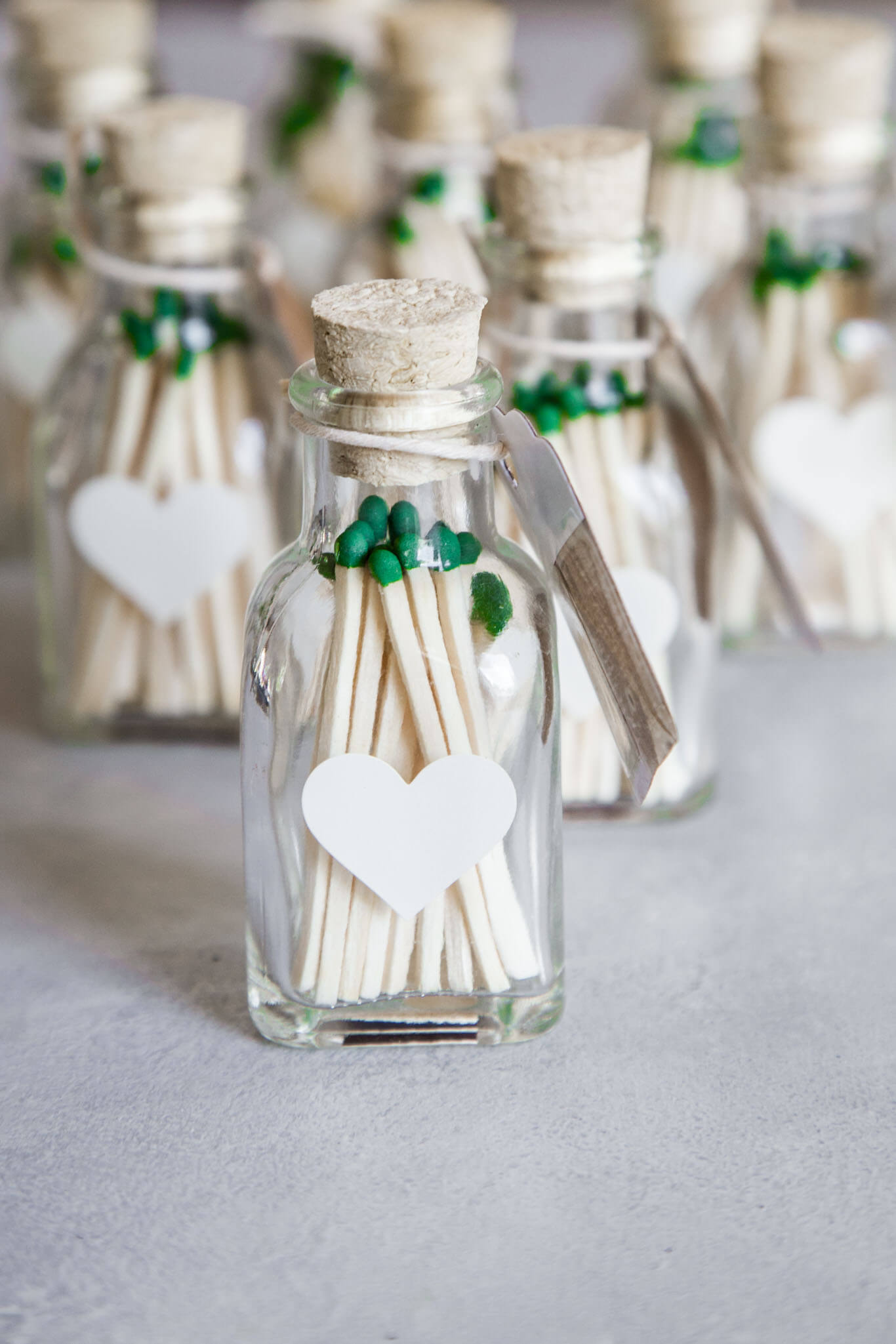 Learn to make your own DIY wedding favors. These match wedding favors are  so cute