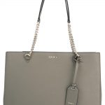 DKNY chain handle tote 235 CLAY Women Bags,dkny shoes discount,ever-popular
