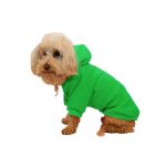 PET LIFE Medium Mint Green Fashion Ultra-Soft Cotton Pet Dog Hoodie Hooded  Sweater