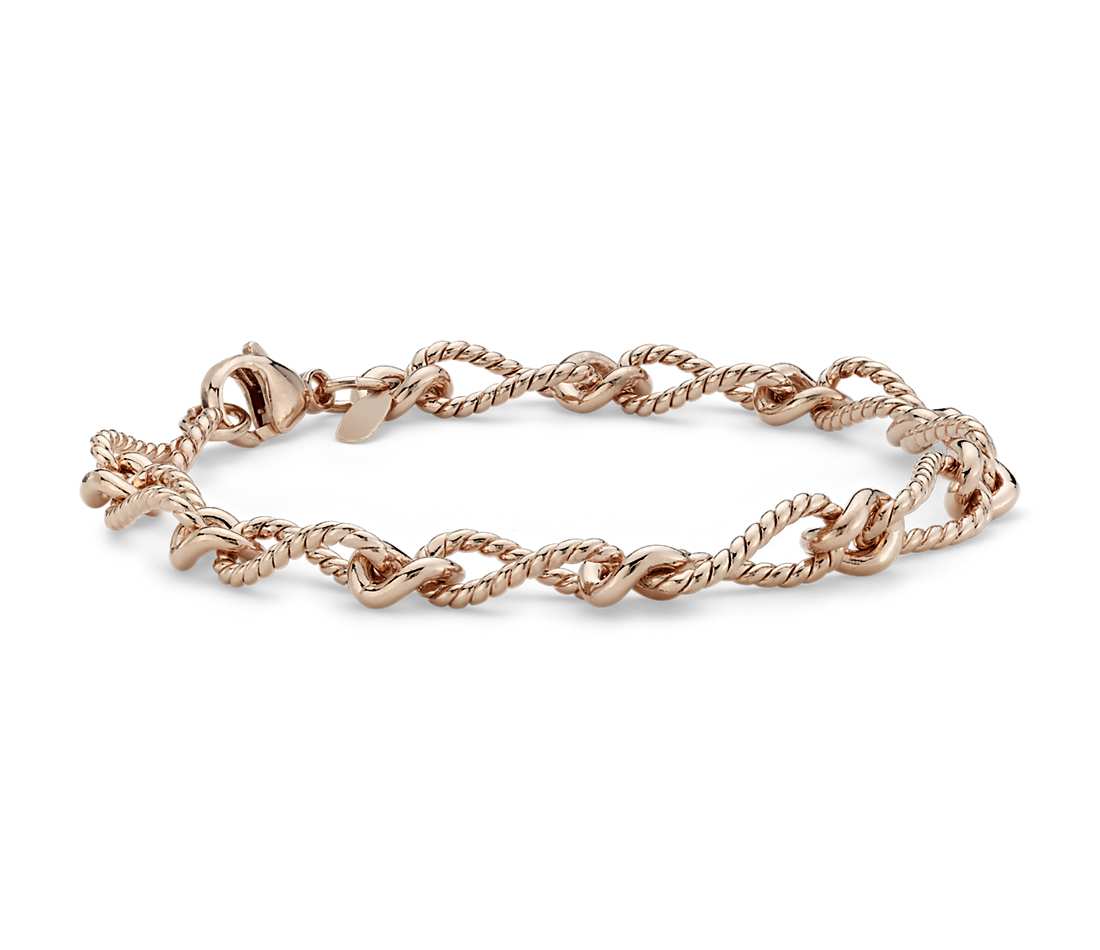 Elegant Bracelet in Rose Gold Vermeil