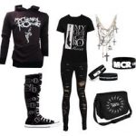 emo outfits for girls - Google Search