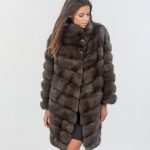 Russian Long Hair Sable Fur Jacket