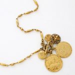 Gold Charms For Necklace La Vie Parisienne Jewelry Gold Vintage French Charm  Necklace