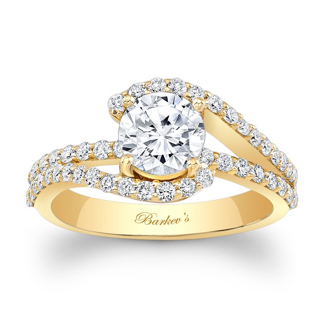Yellow Gold Engagement Ring - 7848LY