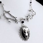 Raven Necklace, Branch Necklace, Gothic Cameo, Raven Skull, Gothic  Necklace, Gothic Jewelry, Animal Skull, Witch Jewelry, Victorian Gothic