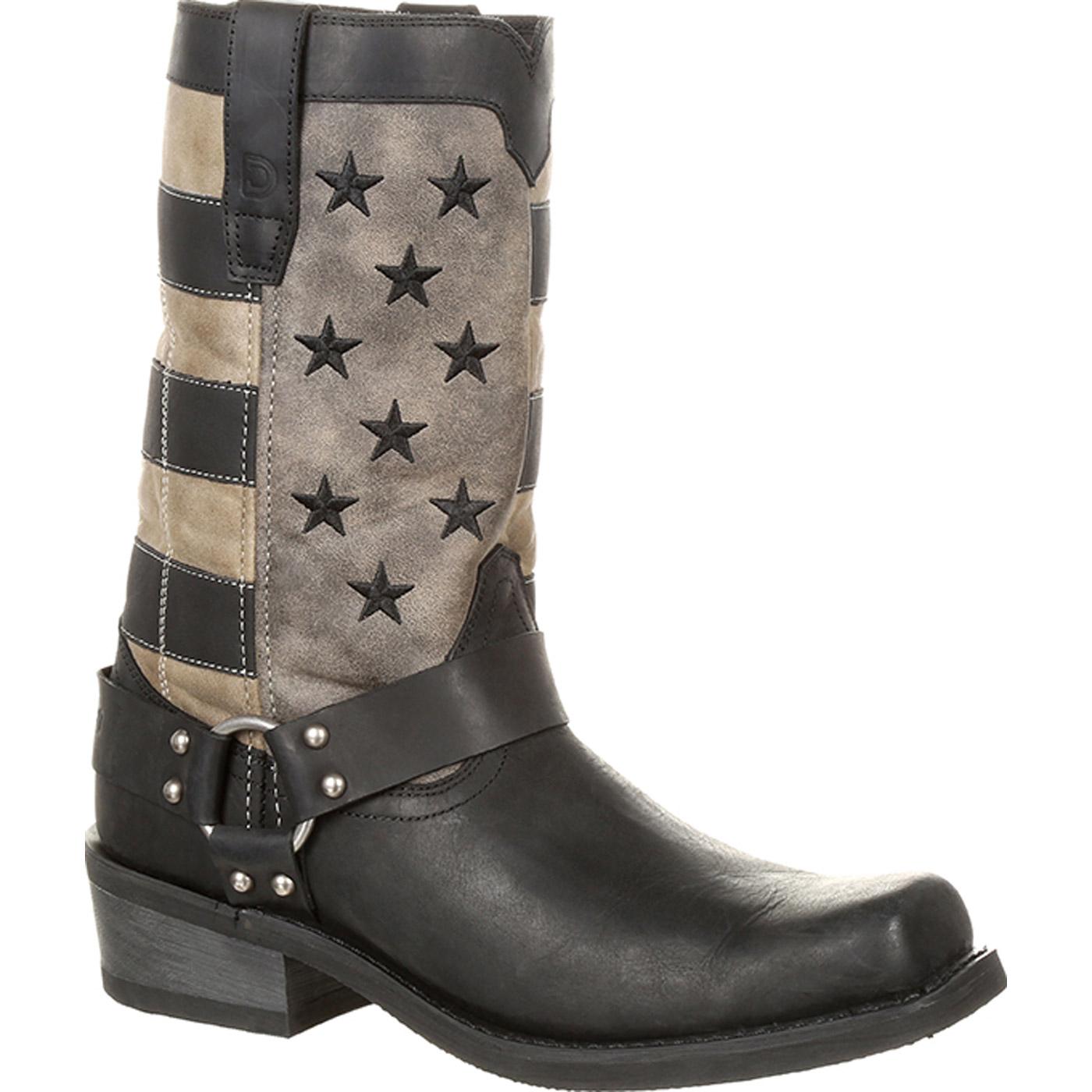 Durango Black Faded Flag Harness Boot, , large