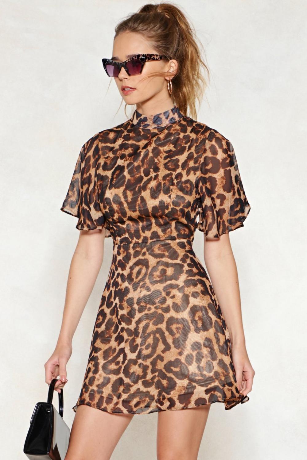 Feline This Leopard Dress