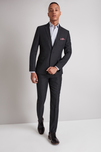 Skinny Fit Charcoal Suit
