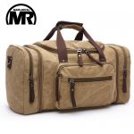 MARKROYAL Canvas Men Travel Bags Carry on Luggage Bags Men Duffel Bag Travel  Tote Large Weekend Bag Overnight high Capacity