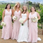 Vera wang bridesmaids dresses blush size 6