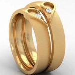 15 Matching Pair Couple Gold Rings Designs in India