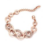 Rose Gold Chain Bracelet for Women, rose gold cuff bracelet Traveller Location