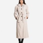 Sophia Long Raincoat with Detachable Hood & Liner
