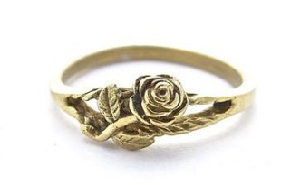 Rose Ring, Flower Ring, Anniversary Ring, Brass Ring, Unique Rings, Trendy  Ring, Delicate Ring, Womens Rings, Ring Design, Womens Jewelry