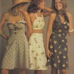 Summer dresses 70s style, 1975