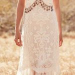 This dress is amazing, but I would not accessorize it. White Lace Boho Dress