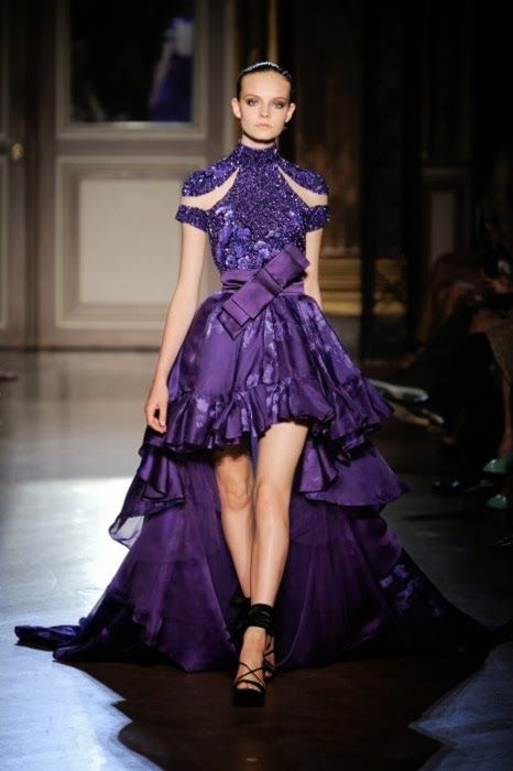 Absolutely amazing Zuhair Murad purple dress |