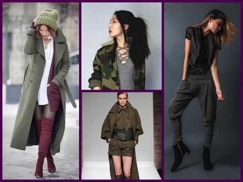 Fashion Trends - Military Inspired Outfit LookBook