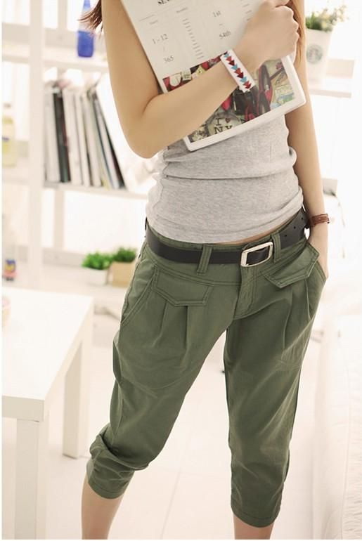 Street Style Military Pants and Army Trousers For Women (2)