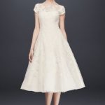 Short Ballgown Wedding Dress - Oleg Cassini