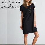 BODIE and FOU - Little Black Dress + Ankle Boots | Outfit perfection