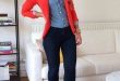 23 Pretty Red blazers for Girls Try It | Latest Outfit Ideas