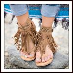 Fringe Flat Summer Boho Chic Sandals