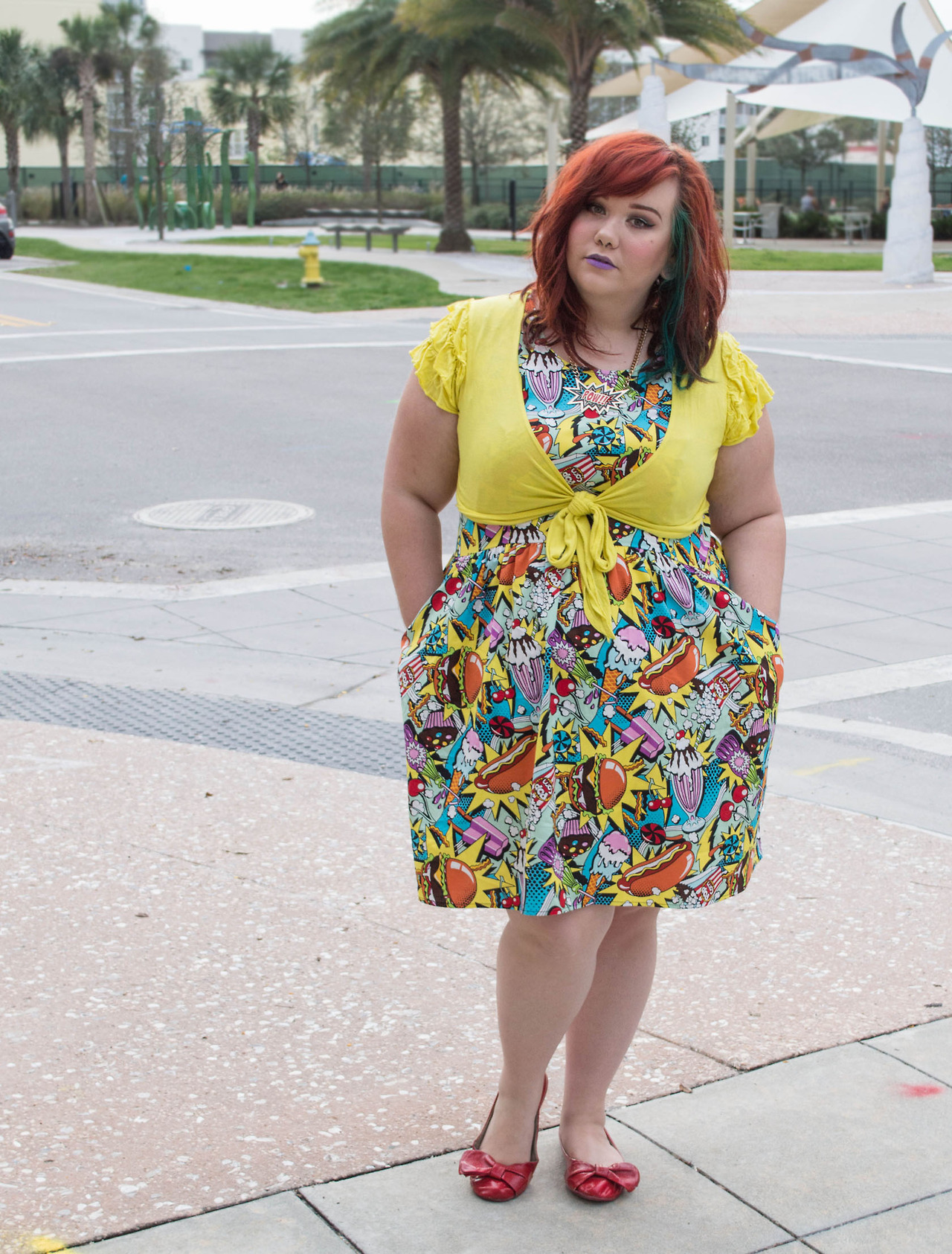 Bold Patterns For Plus Size Girls (6)