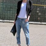 sky blue Zara jeans - black Vero Moda blazer - white Cubus t-shirt
