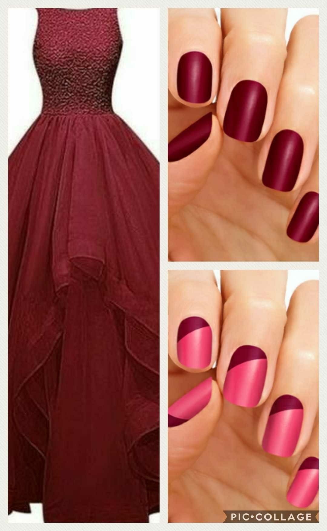ColorSTREET burgundy Nail Polish Strips, Color Street Nails, Nail Designs,  Burgundy, Ann