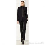 Jacket+Pants Womens Business Suit Black Female Office Uniform Blazer Ladies  Formal Trouser Suit 2 Piece Slim Single Breasted