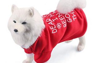 Christmas Pet Vest GLE2016 Puppy Santa Pet Clothes Pet T Shirt Apparel  Cookies Costume for Small