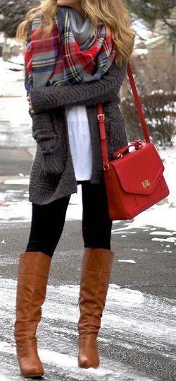 #winter #fashion / knit + boots Autumn Winter Fashion, Winter Fashion Women,