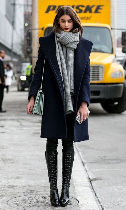 Street Style Outfit For Cold Winter