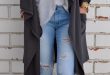 grey cardigan outfits | Cute Cardigan Outfit Ideas You Can Copy for Next  Week .