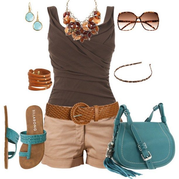 150 pretty casual shorts summer outfit combinations (117)