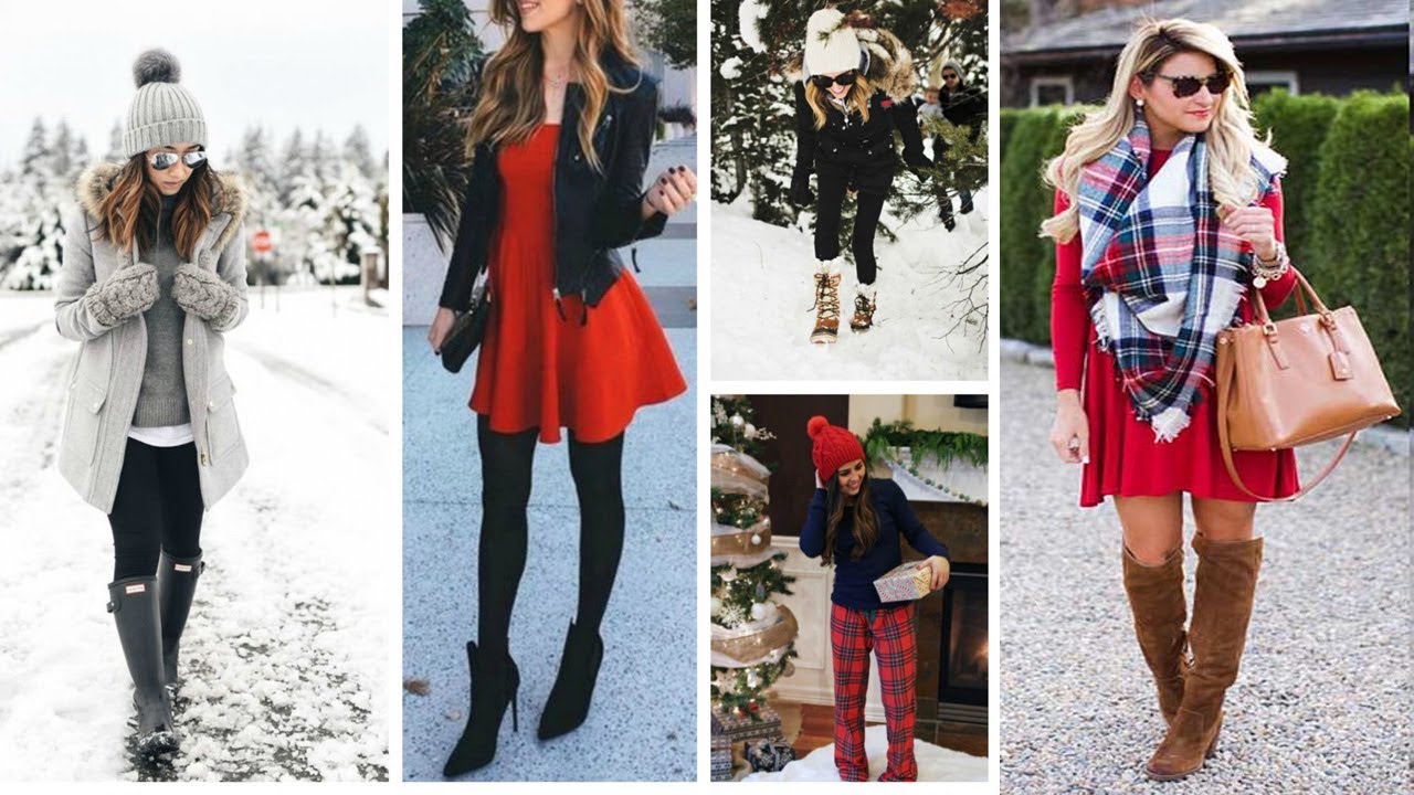 Cute christmas outfit ideas । Christmas party dresses for girls & woman