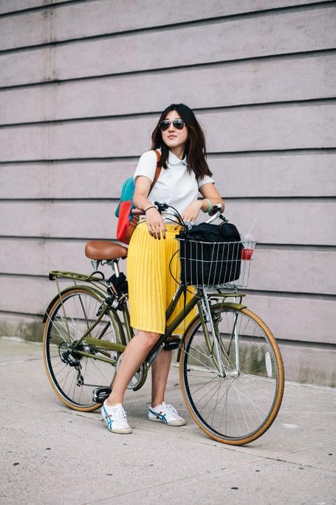 Cute outfit ideas you can ride a bike in