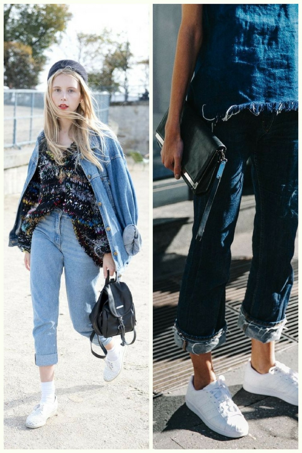 Simple Double Denim Looks For Women To Try This Fall