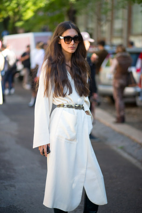 ensemble that keeps things simple, yet chic, and is an easy way to look  fresh all season long. Here, peruse the best white-on-white fashion  inspiration,